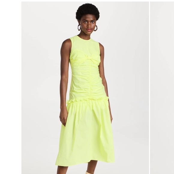 Brogger Cassie Dress size small yellow stripe NWT - Picture 1 of 9